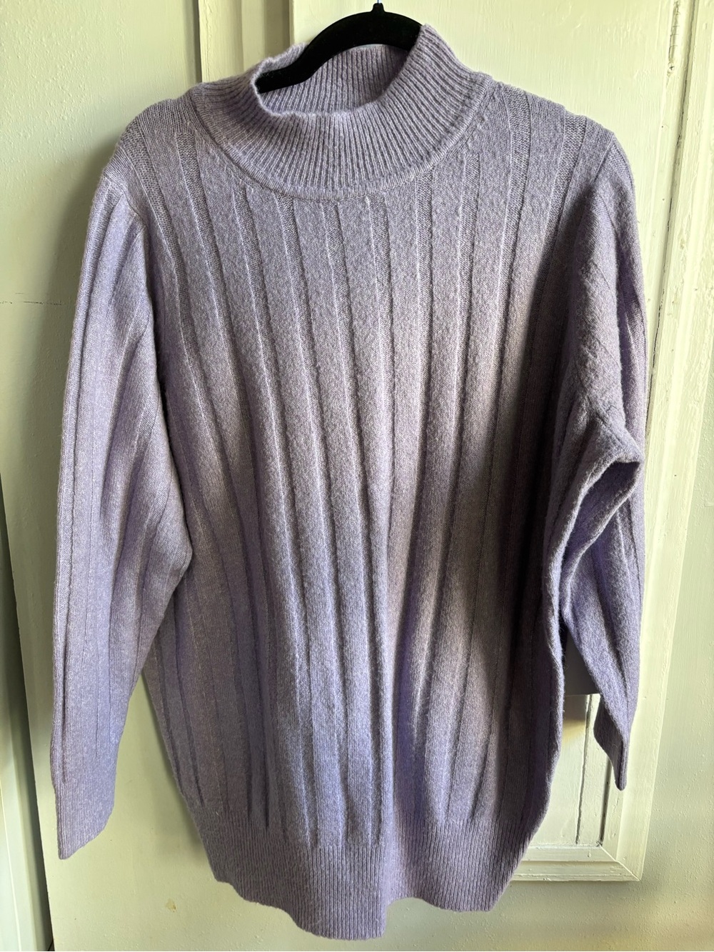 torrid Lavender Ribbed Turtleneck Sweater